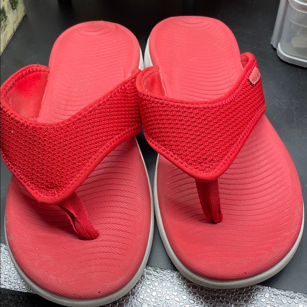Dream Pairs Ladies Size 10 Arch Support Flip Flops Thong Beach Sandals Shoes